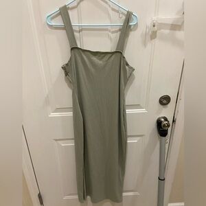 Maxi dress, olive green
